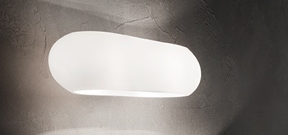 Ideal Lux Moris AP2 Bianco Lampada da parete